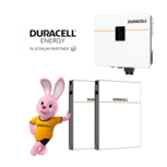 2x Duracell Dura5 Thuisbatterij met Dura-I Omvormer en Duracell Bunny