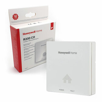 Honeywell koolmonoxidemelder R200c-1 met verpakking