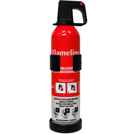 Flameline Spray Brandblusser in de houder