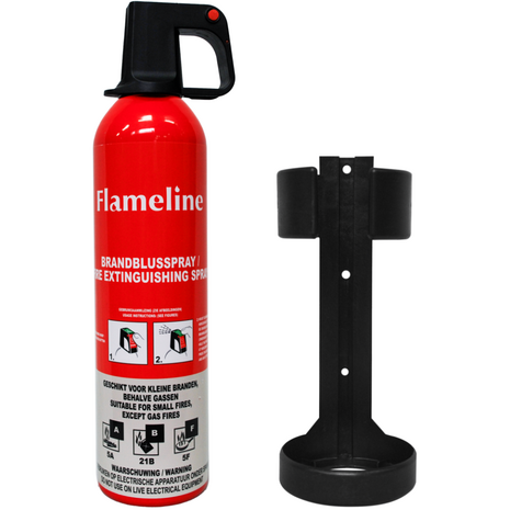 Flameline Spray Brandblusser en de houder