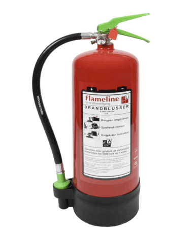 Flameline 6 liter lithium schuimblusser voorzijde