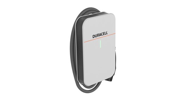 Duracell Duracharger wit schuin van rechts