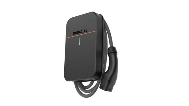 Duracell Duracharger zwart schuin van links