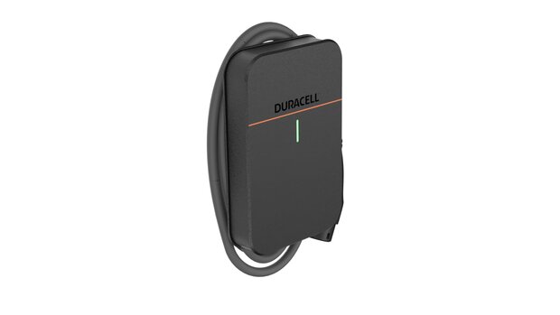 Duracell Duracharger zwart schuin van rechts