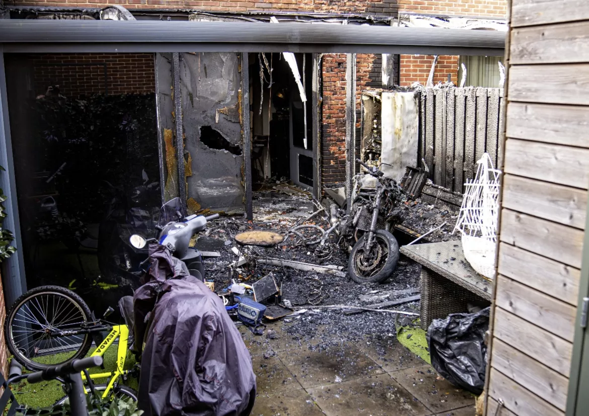 Brandschade na e-bike brand